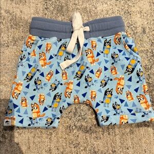 Playful Cartoon Print Kids Shorts